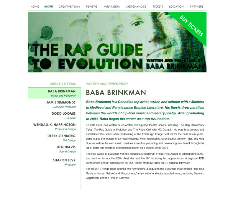 The Rap Guide To Evolution